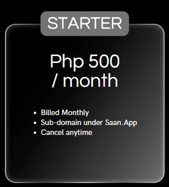 miniSite Starter 500 (Monthly)